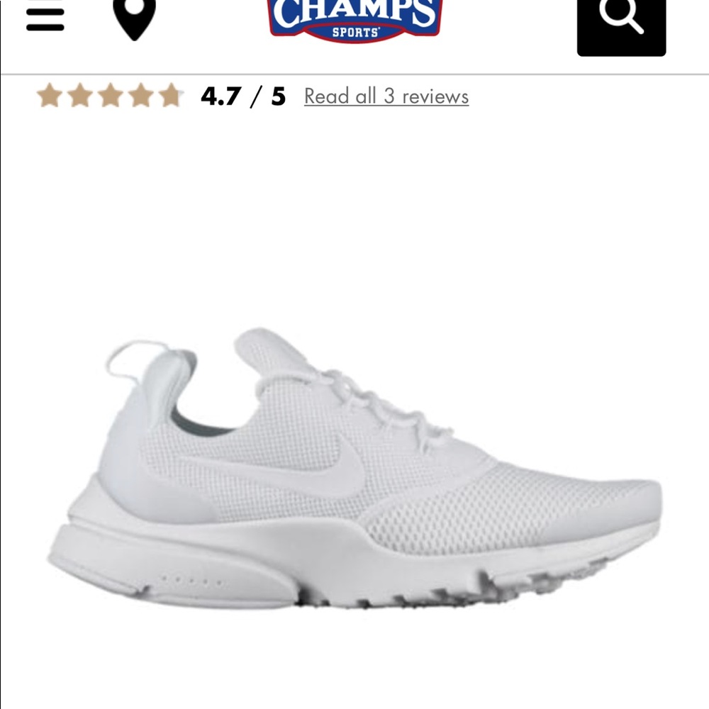 White nike presto flys. New never worn!